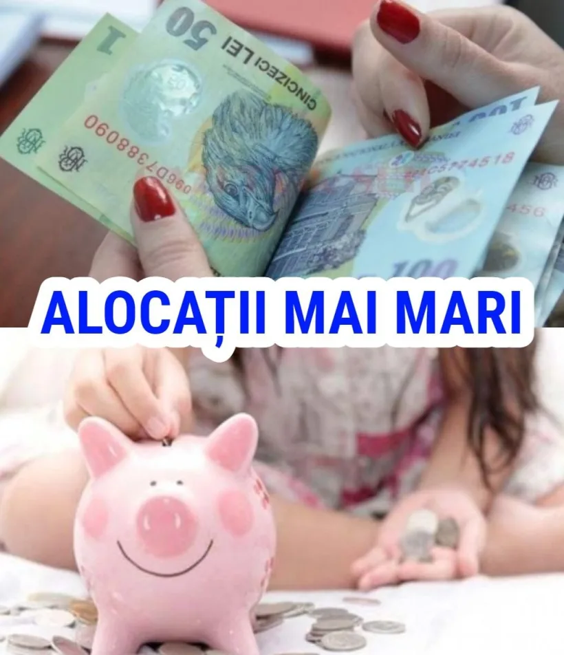 Alocații mărite cu 12 lei, din ianuarie, anul viitor
