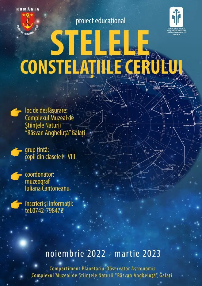 PROIECT EDUCAȚIONAL la Observatorul Astronomic din Galați