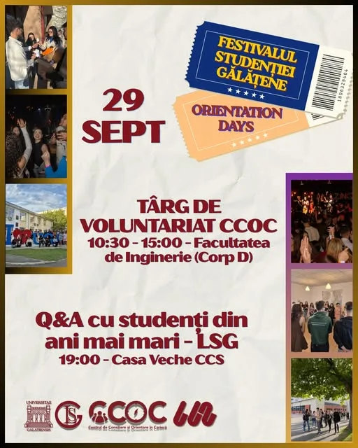 Festivalul Studenției Gălățene – Orientation Days 2026 s-a încheiat