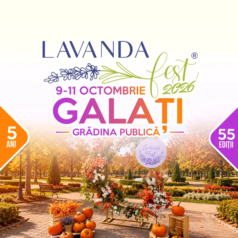 Lavanda Fest, în Grădina Publică din Galați