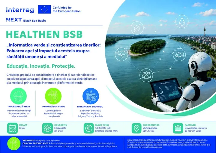 Proiect european regional Interreg NEXT Black Sea Basin  dedicat protejării mediului